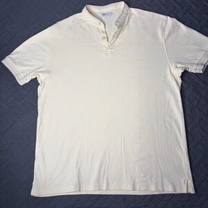 Zara Yellow Polo Shirt